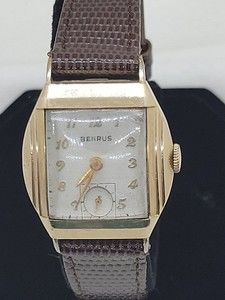 Benrus Swiss Watch with Stepped | 17-Jewel Manual Winder
